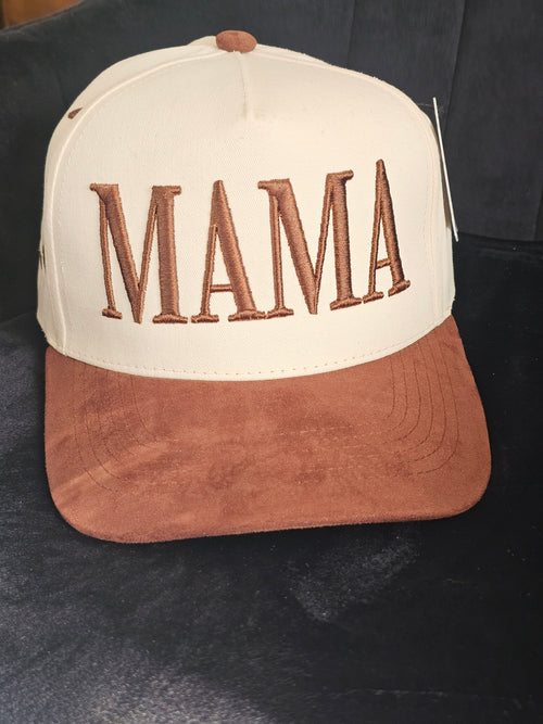 COTTON SUEDE BILL HAT